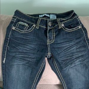 Dark blue lightly washed denim V.I.P. jeans